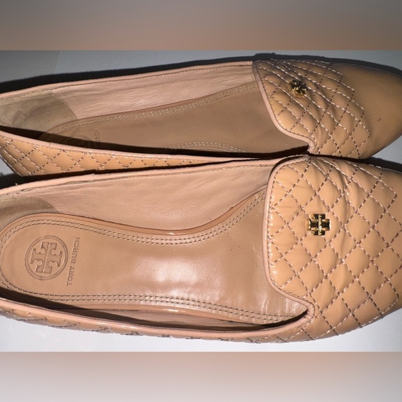 Tory Burch Pale Pink Quilted Loafer Sz 8.5 - Picture 1 of 7